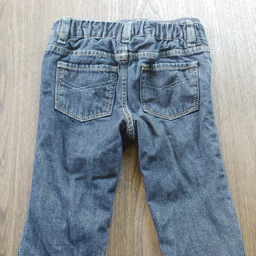 Baby Gap Straight Fit Polka Dot Lined Jeans